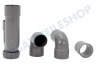 Universell  Siphon P / S 40mm -grau-