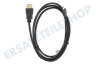 HDMI-Micro HDMI-Kabel High Speed + Ethernet, 1,5 m