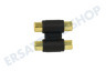 Easyfiks  Cinch Adapter 2x Contra RCA Female - 2x Contra RCA Female