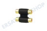 Easyfiks  Cinch Adapter 2x Contra RCA Female - 2x Contra RCA Female