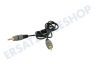 Klinkenkabel 2x3,5 mm Stereo-Stecker, 1,5 m, vergoldet