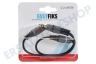 Easyfiks  Klinken-Adapter-Kabel 3,5 mm Stecker - 2x Cinch Contra RCA Buchse