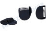 Braun  Aufsteckkamm Schwarz 1, 2 und 3