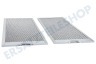 Bosch Abzugshaube 460007, 00460007 Filter Metall 53 x 20,6cm